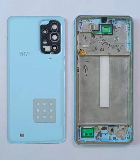Back Panel With Middle Frame for Samsung Galaxy A33 5G : Blue